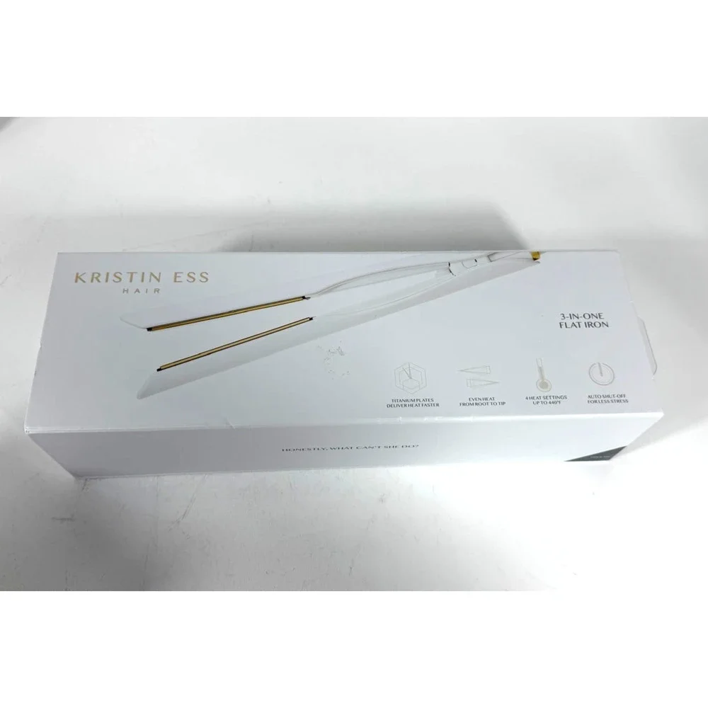 Kristin Ess Hair 3-In-One Titanium Flat Iron Hair Straightener